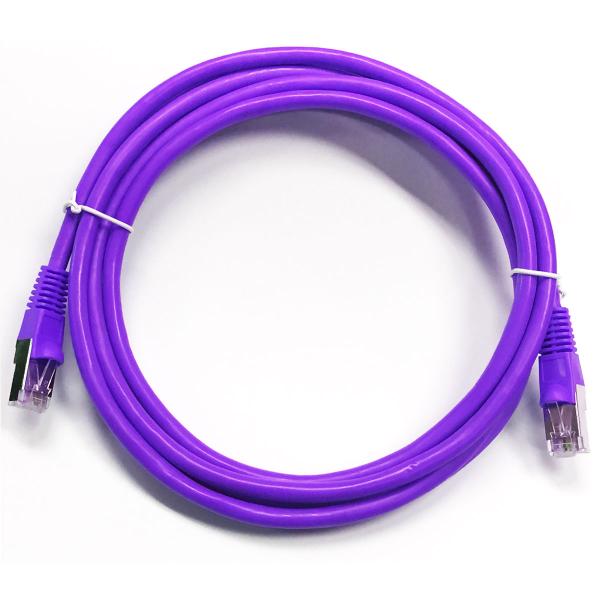 20' CAT5e (350 MHz) STP Shielded Network Cable - Purple